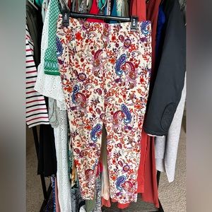 FALL Catherine Malandrino Relaxed Fit Patter Flowy Trowsers